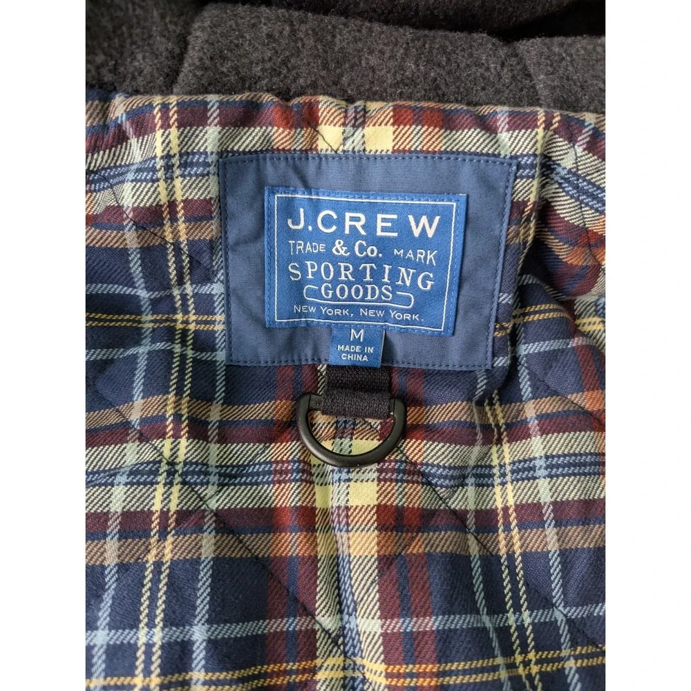 J Crew‎ Trademark Sporting Goods Utility Fishing Jacket Kinloch Cloth Pockets